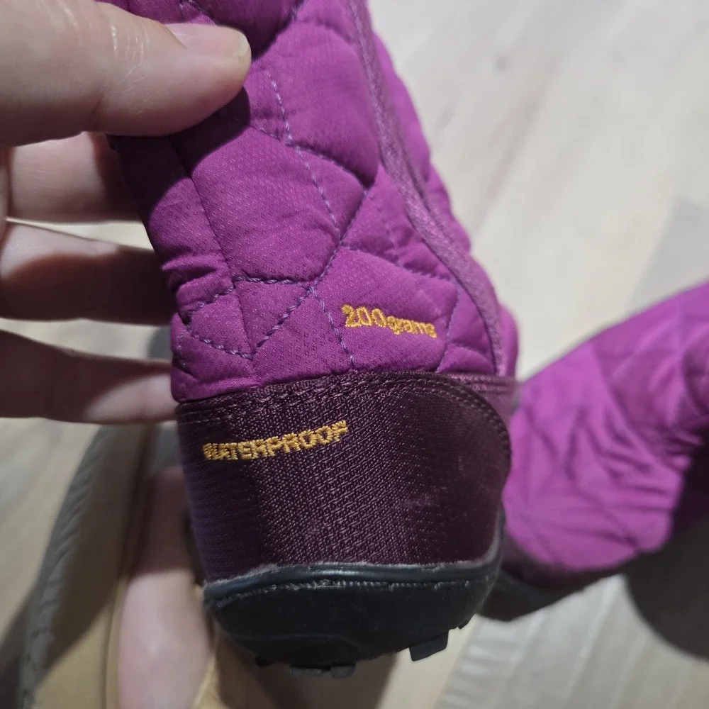 Columbia Girls Omni‎ Tech Waterproof Fleece Lined Winter Boot Size 4